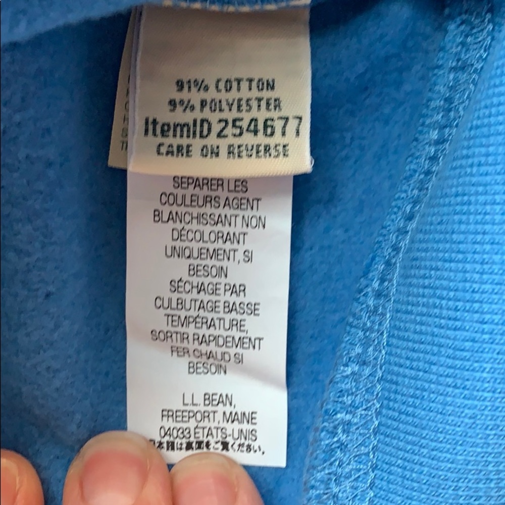LL Bean Sweatshirt - Picture 5 of 5